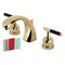 Kingston Brass KS4982CKL Widespread Bathroom Faucet with Brass Pop-Up, Polished Brass KS4982CKL - alternate 1